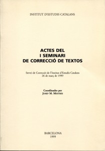7-2-1_I Seminari de Correcció 1999